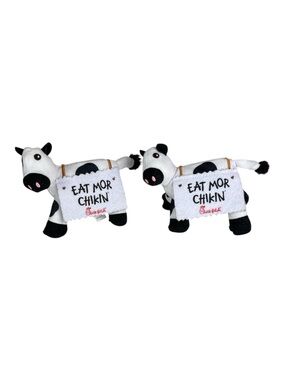 Chick-fil-A Eat Mor Chikin Plush Cow Duo - Black & White